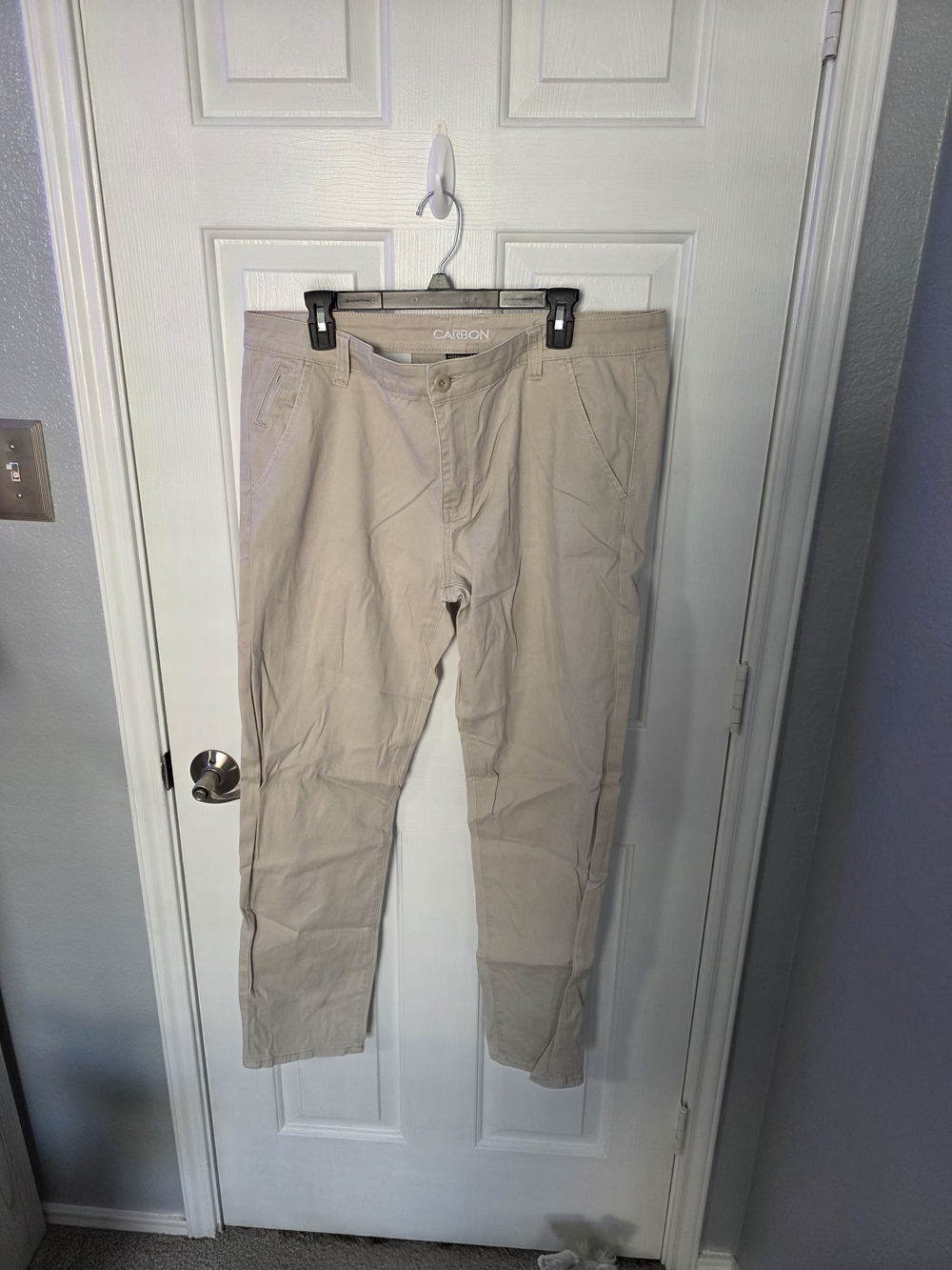 Carbon Beige Men’s Casual Pants